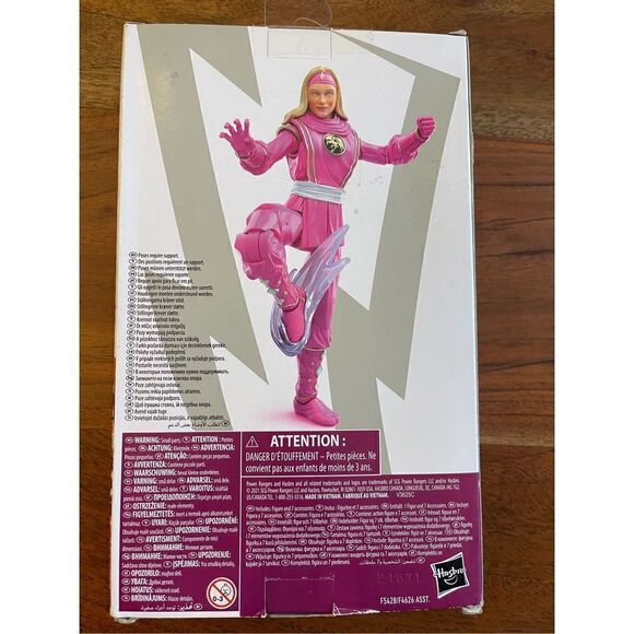 ❤️Power Rangers Lightning Collection Mighty Morphin Ninja Pink Ranger - Picture 3 of 3